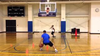 Basketball PDS CP3 Triangle Cone Drill [upl. by Zenger]