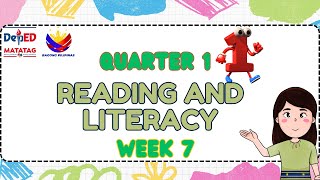 READING amp LITERACY  QUARTER 1 GRADE 1 WEEK 7 DAY 15 MATATAG readinghubph [upl. by Heim]