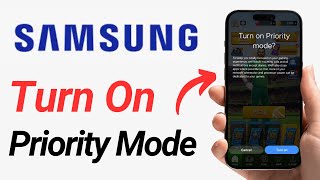 How To Turn On Priority Mode In Samsung [upl. by Hutchings]