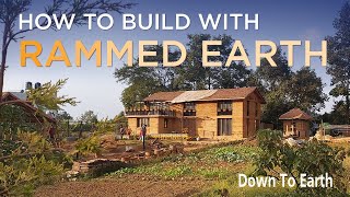 How to build Rammed Earth Mud house [upl. by Seyer]