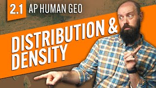 Population DISTRIBUTION and DENSITY AP Human Geography Review—Unit 2 Topic 1 [upl. by Audwen]