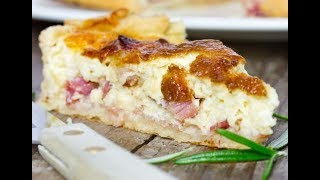 QUICHE LORRAINE GOURMANDE  La meilleure recette [upl. by Neened]