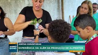 Horta comunitária experiência vai além da produção de alimentos [upl. by Chandal]