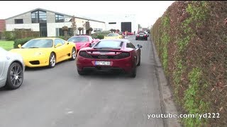 Supercar tour  MP4 12C R8 V10 Twin Turbo Gallardo 599  Love Tour II [upl. by Runkel]