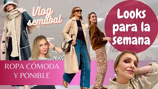 LOOKS PARA LA SEMANA  Vlog con ROPA PONIBLE Y REALISTA tu asesora de imagen y moda [upl. by Sylvan]