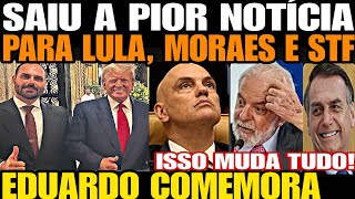 BOMBA NESSA SEXTA SAIUU A PIOR NOTÍCIA PARA LULA MORAES E STF TRUMP SOLTA BOMBA QUE ABALOU TODO [upl. by Devy]