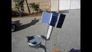 Homemade Solar Tracking System with no electronics for solar panel or solar oven [upl. by Januarius561]