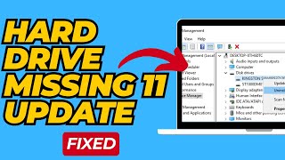 How to Fix Hard Drive Missing After Windows 11 Update  Reviewsed [upl. by Dietsche128]