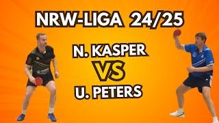 🔥🏓 Starke Ballwechsel im Spitzenspiel NKasper2004  UPeters2128 [upl. by Ruprecht]