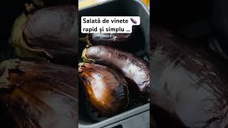 Salată de vinete 🍆 rapid și simplu cu vinete coapte la AirFryer… [upl. by Eolhc]