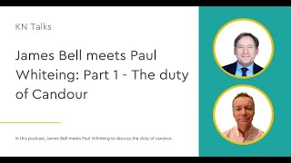 James Bell meets Paul Whiteing Part 1  The Duty of Candour [upl. by Dionne]