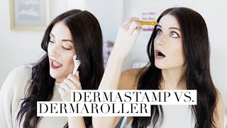 Dermastamp vs Dermaroller  What is Microneedling [upl. by Sorel]