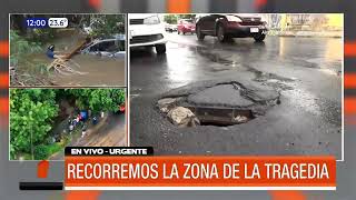 Recorremos la zona de la tragedia [upl. by Brottman]