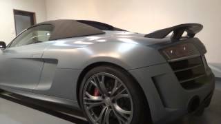 Audi R8 Spyder GT roof close amp open [upl. by Alakcim]