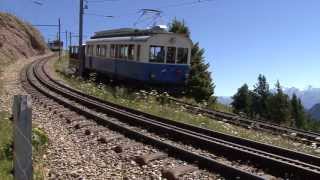 ferrovia Rigi Kulm  Goldau 22 cremagliera zahnradbahn cogwheelrailway [upl. by Essila]