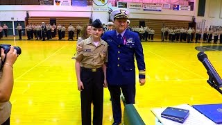 JROTC cadet saves a life and receives an award [upl. by Zilber]