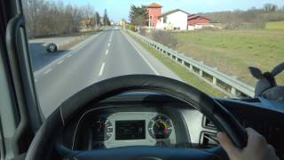 MercedesBenz Actros 1844 2007 driving [upl. by Nosreip492]