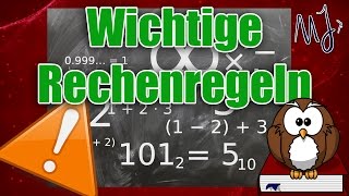 Mathe Rechenregeln  Grundlagen die schnell vergessen werden und wichtig sind [upl. by Rasia]