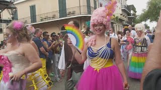 Southern Decadence returns to French Quarter in New Orleans [upl. by Sewole]