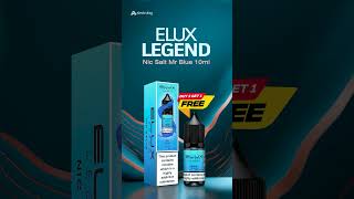 Elux Legend Nic Salt Mr Blue 10ml [upl. by Triley367]