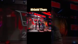 Shield Now vs Then 🥹🥹wwe shorts [upl. by Slaby]