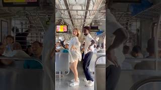 We Danced in an Indian Train🇮🇳 Maybe not the reactions we were expecting😅 india dance train [upl. by Idnarb773]