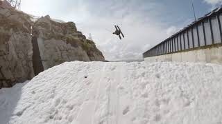 Candide Thovex réalise un double backflip en ski [upl. by Ty]