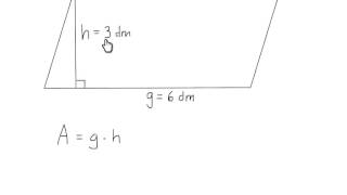Arealet av et parallellogram [upl. by Tterrej]