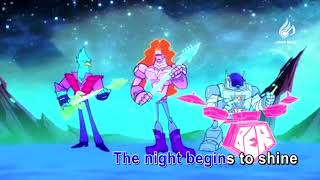 Teen Titans Go The Night Begins To Shine Lyrics Video OFFICIAL Music Video [upl. by Ecyak]