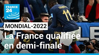 Mondial2022  La France en demifinale de la Coupe du monde après sa victoire face à lAngleterre [upl. by Lowrie784]