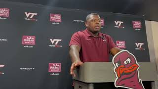 Hokies Peebles on improved run defense [upl. by Margherita165]