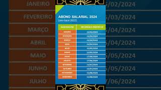 Calendário PISPASEP 2024 [upl. by Nadnarb]