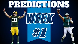 Week 1 NFL Predictions [upl. by Kipton]