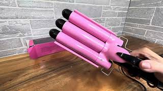 Top4ever 3 Barrel Curling Iron [upl. by Asyal]