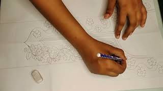 Jamar golar design picture জামার গলার ডিজাইনDrawing amp Stitching [upl. by Hartzke]