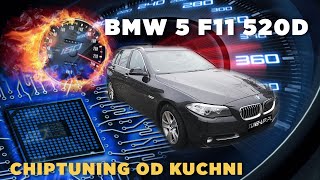 BMW F11 520D 184KM N47 i 183tys km laleczka ale  Chiptuning od kuchni [upl. by Etteniuq]