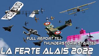 Ferté Alais 2022 Fete Arienne 4062022 Airshow Full Report till Thunderstorm 4Kᵁᴴᴰ [upl. by Nonnad143]