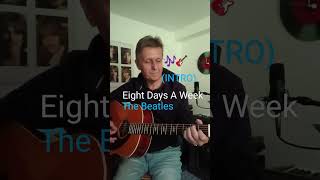 How to play the INTRO of quot Eight Days A Weekquot by The Beatles shorts tutorial music guitar [upl. by Vassili348]