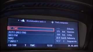 BMW E60 530d Idrive full menü preview [upl. by Corb]