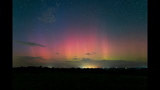 Aurora Borealis  G3 Geomagnetic Storm from Missouri  September 18 2023 [upl. by Gustave487]