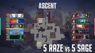 5 Raze vs 5 Sage Replication Mode Valorant [upl. by Etnasa687]