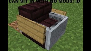 HOW TO MAKE A WORKING CHAIR YOU CAN SIT IN  NO MODS [upl. by Enneillij631]