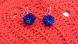 Cómo hacer aretes con las bellas flores de lentejuela [upl. by Thomajan295]