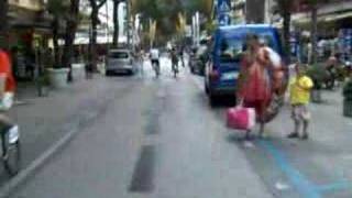 Riccione viale Dante a Riccione Parte 1 [upl. by Carrelli]