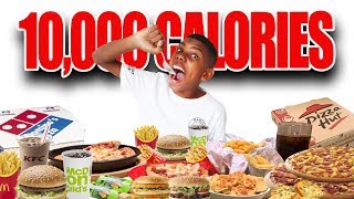 I ATTEMPTED TO EAT 10000 CALORIES IN 24 HOURS CHALLENGE [upl. by Becca313]