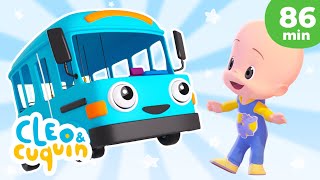 As rodas do Bebê Ônibus 🚌👶🏼 e mais músicas infantis de Cleo e Cuquin [upl. by Eissirc882]