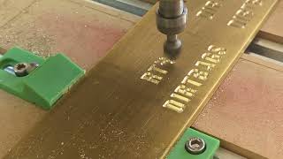 shapeoko pro XXL cutting brass [upl. by Puiia]