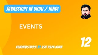 12 JavaScript Events in UrduHindi [upl. by Stanton]