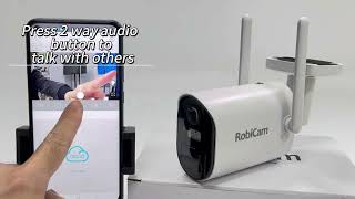 Robicam Solar Camera BC17  functional [upl. by Lavicrep]