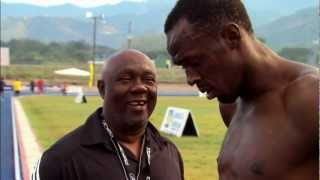 Usain Bolt  Glen Mills Training Session [upl. by Aneger]